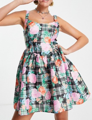 Rochie scurta Miss Selfridge, floral print