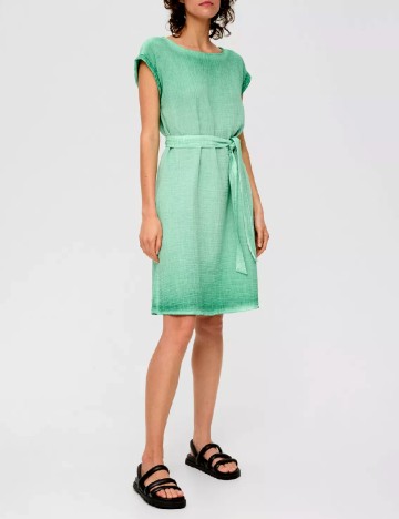 Rochie scurta s.Oliver, verde