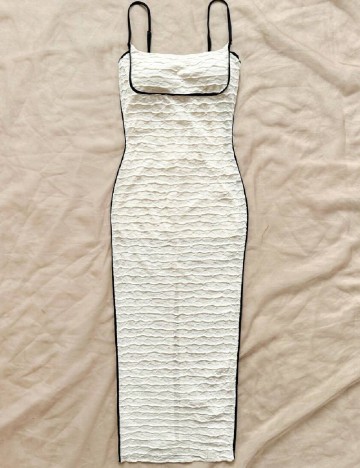 Rochie medie SHEIN, crem