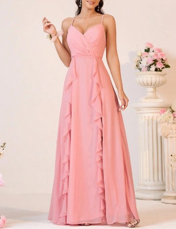 Rochie lunga SHEIN, roz