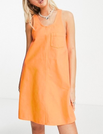 Rochie scurta COLLUSION, portocaliu