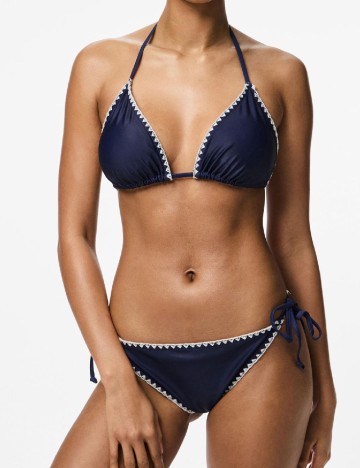 Sutien de baie Pieces, bleumarin