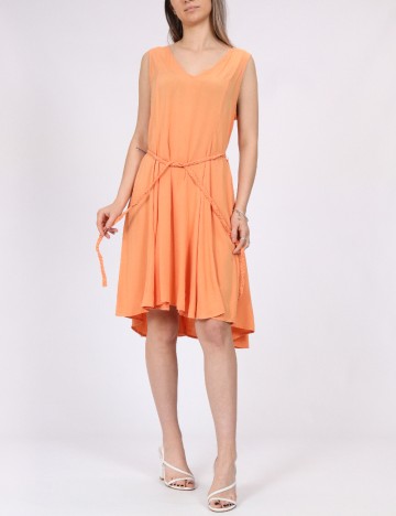 Rochie scurta Vero Moda, portocaliu