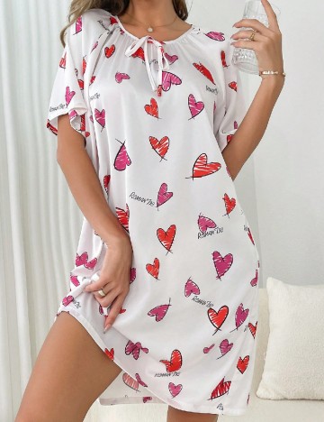 Rochie de noapte SHEIN, roz pal