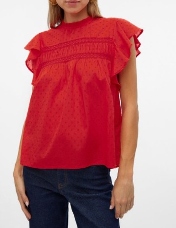 Bluza Vero Moda, rosu