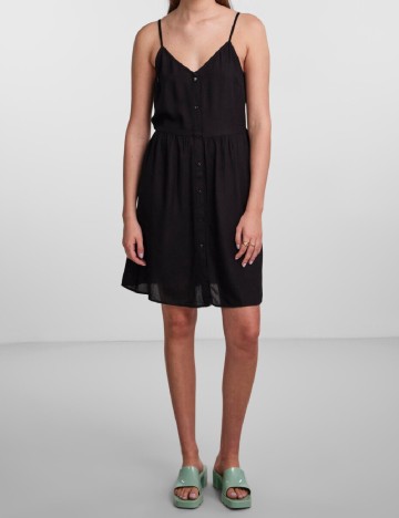 Rochie scurta Pieces, negru