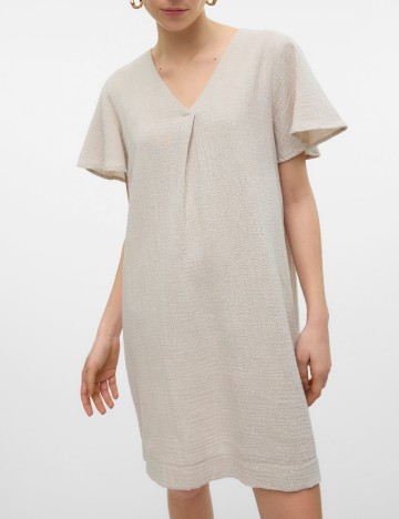 Rochie scurta Vero Moda, crem