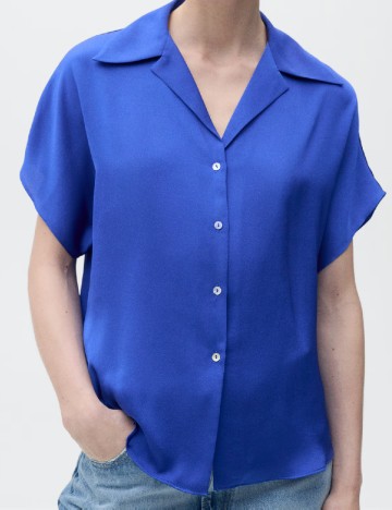 Camasa Mango, albastru