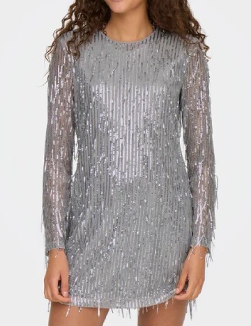 Rochie scurta Only, gri