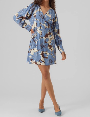 Rochie scurta Vero Moda, albastru