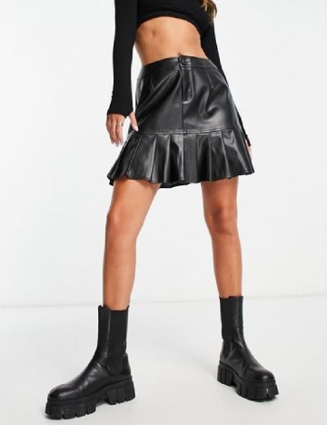 Fusta Threadbare, negru