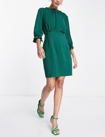 Rochie scurta ASOS, verde