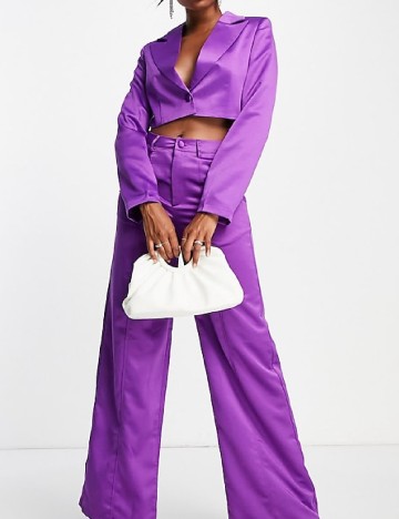 Pantaloni extro&vert, mov