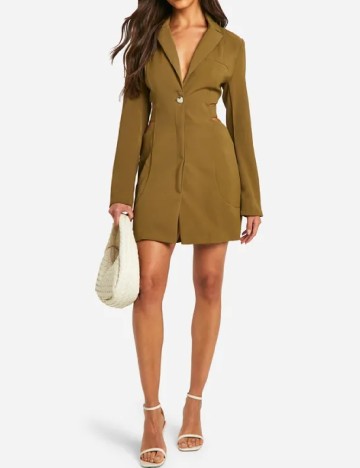 Rochie scurta Boohoo, verde