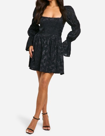 Rochie scurta Boohoo, negru