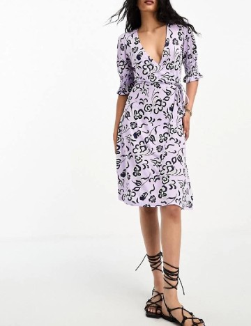 Rochie medie French Connection, mov