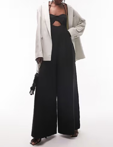 Salopeta Top Shop, negru