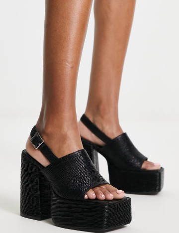 Sandale Heartbreak, negru