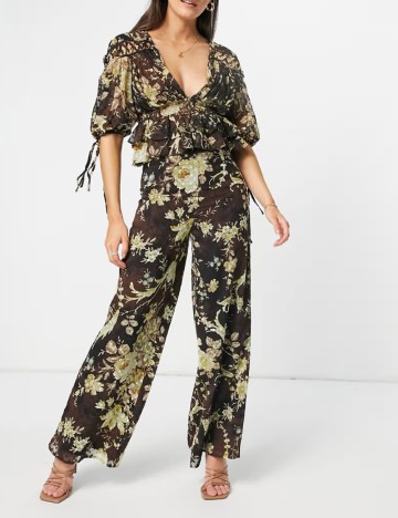 Pantaloni ASOS, maro