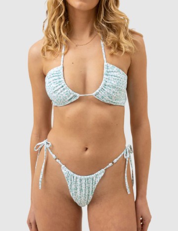 Chilot de  baie Rhythm, alb/albastru