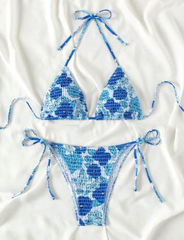 Costum de baie SHEIN, albastru
