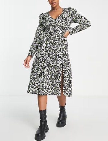 Rochie medie Monki, floral print