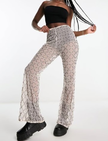 Pantaloni ASOS, crem