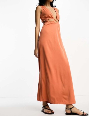 Rochie lunga ASOS, portocaliu
