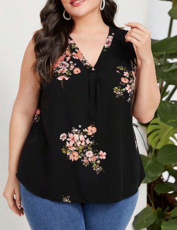 Bluza SHEIN CURVE, negru