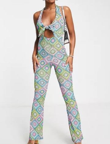 Salopeta Miss Selfridge, mix culori