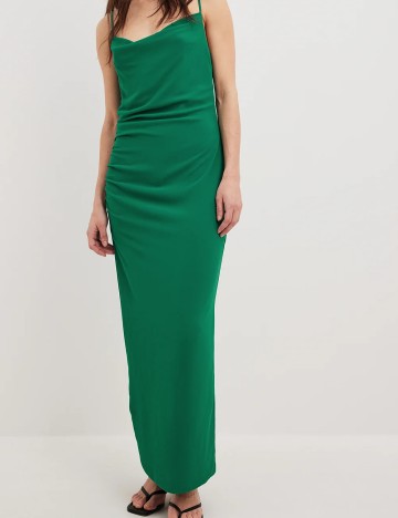 Rochie lunga NA-KD, verde