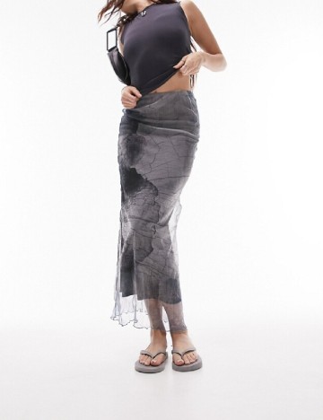 Fusta Top Shop, mix culori