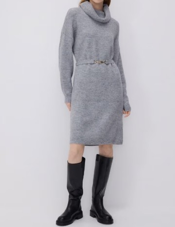 Rochie scurta Reserved, gri