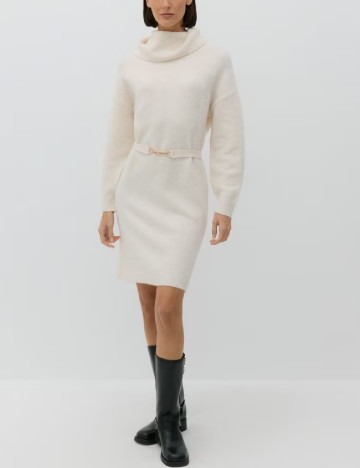 Rochie scurta Reserved, ecru