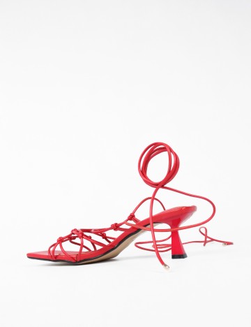 Sandale Boohoo, rosu