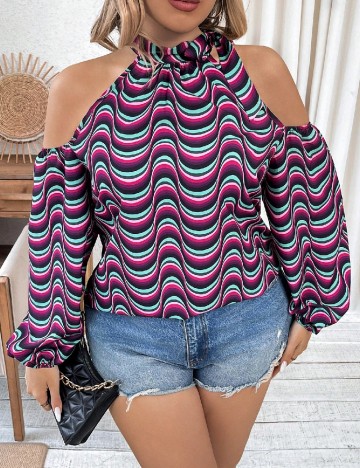 Bluza SHEIN CURVE, mix culori