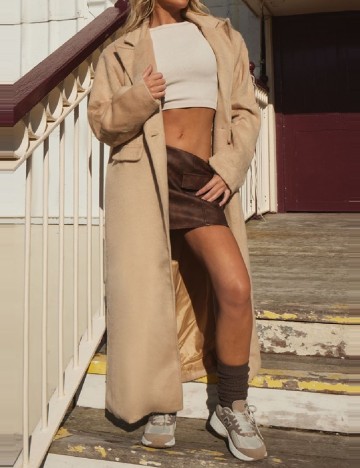 Palton PrettyLittleThing, maro