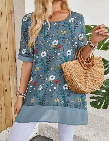 Bluza Emery Rose, floral