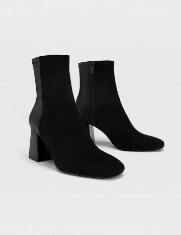 Botine Stradivarius, negru
