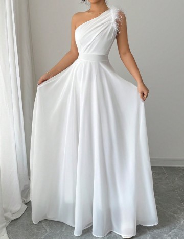 Rochie lunga SHEIN, alb