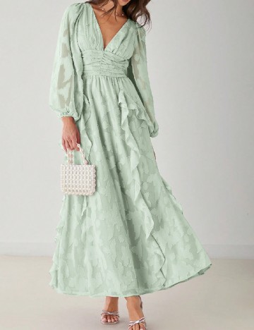 Rochie lunga SHEIN, verde