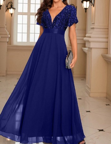 Rochie lunga SHEIN, albastru