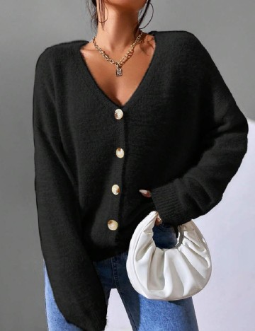 Cardigan SHEIN, negru