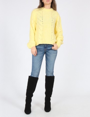 Pulover Bershka, galben