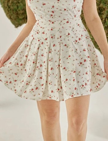 Fusta SHEIN CURVE, alb, 3XL