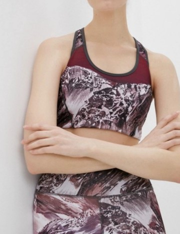 Bustiera sport Tommy Hilfiger, visiniu