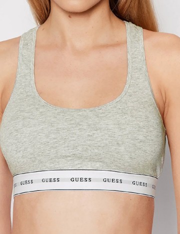 Bustiera sport Guess, gri