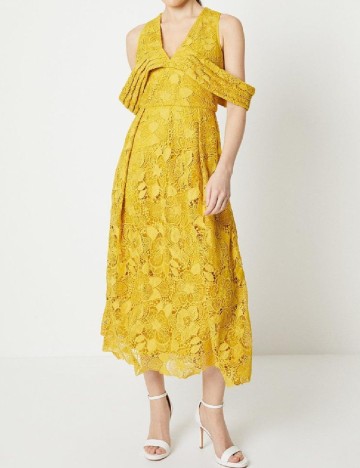 Rochie medie Coast, galben