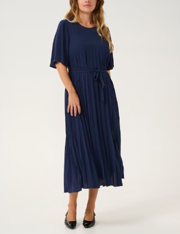 Rochie medie Culture, bleumarin