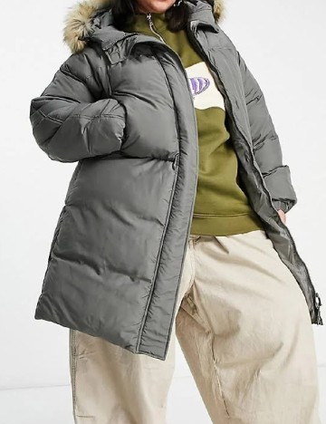 Geaca Sixth June Plus Size, gri